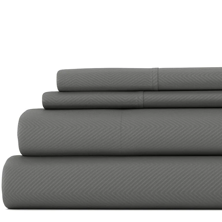 Casual Comfort™ Premium Ultra Soft Chevron Microfiber Wrinkle Free Sheet Set