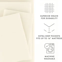 Casual Comfort™ Premium Ultra Soft Chevron Microfiber Wrinkle Free Sheet Set
