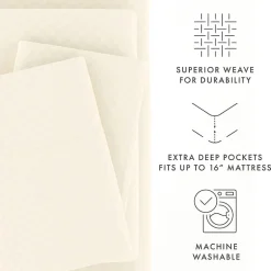 Casual Comfort™ Premium Ultra Soft Checkered Microfiber Wrinkle Free Sheet Set