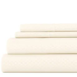Casual Comfort™ Premium Ultra Soft Checkered Microfiber Wrinkle Free Sheet Set
