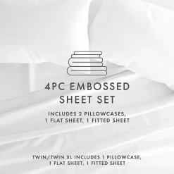 Casual Comfort™ Premium Ultra Soft Checkered Microfiber Wrinkle Free Sheet Set