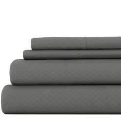 Casual Comfort™ Premium Ultra Soft Checkered Microfiber Wrinkle Free Sheet Set
