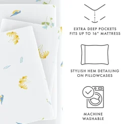 Casual Comfort™ Premium Ultra Soft Microfiber Floral Sheet Sets