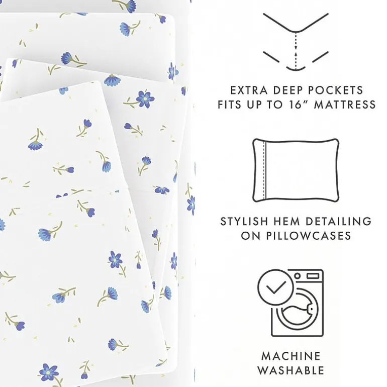 Casual Comfort™ Premium Ultra Soft Floral Pattern Sheet Set