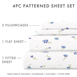 Casual Comfort™ Premium Ultra Soft Floral Pattern Sheet Set