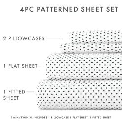 Casual Comfort™ Premium Ultra Soft Stippled Pattern Sheet Set