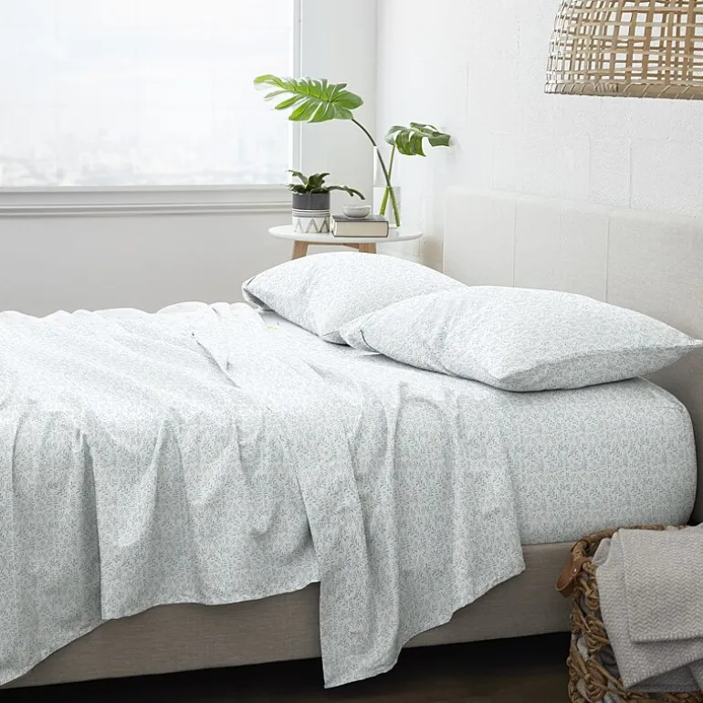 Casual Comfort Premium Ultra Burst of Vines Pattern 4 Piece Bed Sheet Set
