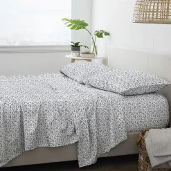 Casual Comfort Premium Ultra Burst of Vines Pattern 4 Piece Bed Sheet Set