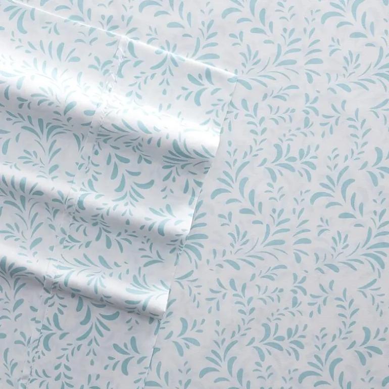 Casual Comfort Premium Ultra Burst of Vines Pattern 4 Piece Bed Sheet Set