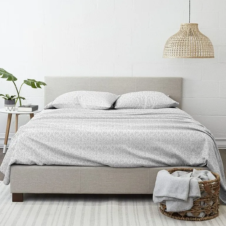 Casual Comfort Premium Ultra Burst of Vines Pattern 4 Piece Bed Sheet Set