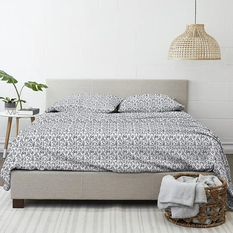 Casual Comfort Premium Ultra Burst of Vines Pattern 4 Piece Bed Sheet Set