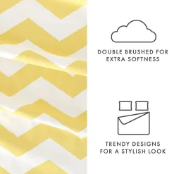 Casual Comfort™ Premium Ultra Soft Arrow Pattern Microfiber Wrinkle Free Sheet Set