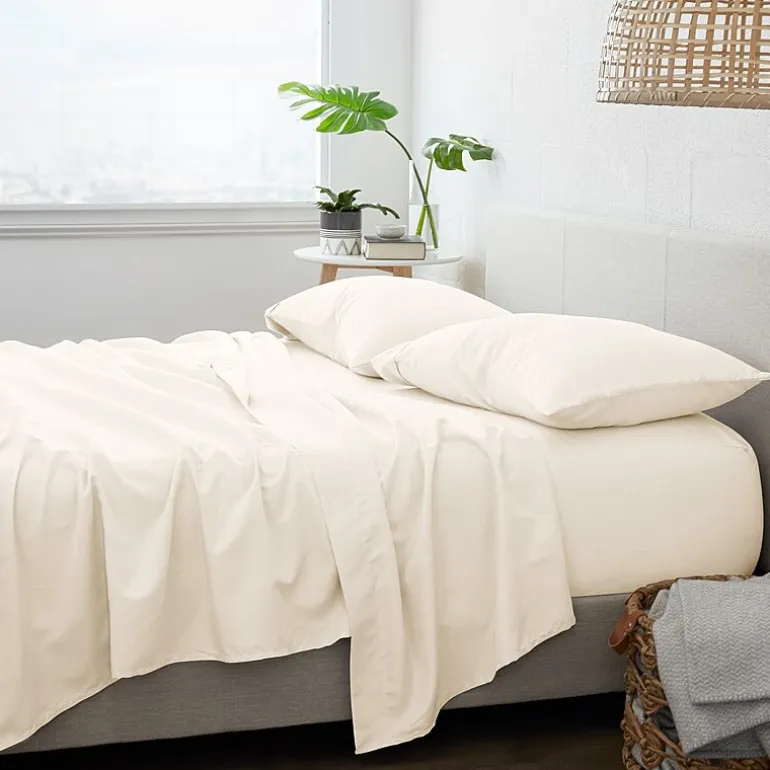 Casual Comfort™ Premium Ultra Soft Microfiber Wrinkle Free 4 Piece Sheet Set or 2 Piece Pillowcases