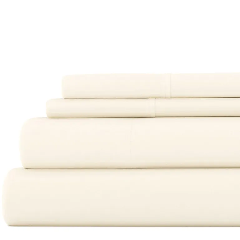 Casual Comfort™ Premium Ultra Soft Microfiber Wrinkle Free 4 Piece Sheet Set or 2 Piece Pillowcases