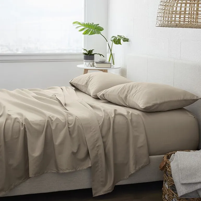Casual Comfort™ Premium Ultra Soft Microfiber Wrinkle Free 4 Piece Sheet Set or 2 Piece Pillowcases