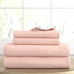 Casual Comfort™ Premium Ultra Soft Microfiber Wrinkle Free 4 Piece Sheet Set or 2 Piece Pillowcases