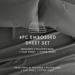 Casual Comfort™ Premium Ultra Soft Dobby Stripe Sheet Set