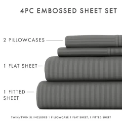 Casual Comfort™ Premium Ultra Soft Dobby Stripe Sheet Set