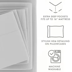 Casual Comfort™ Premium Ultra Soft Microfiber Wrinkle Free 6 Piece Sheet Set