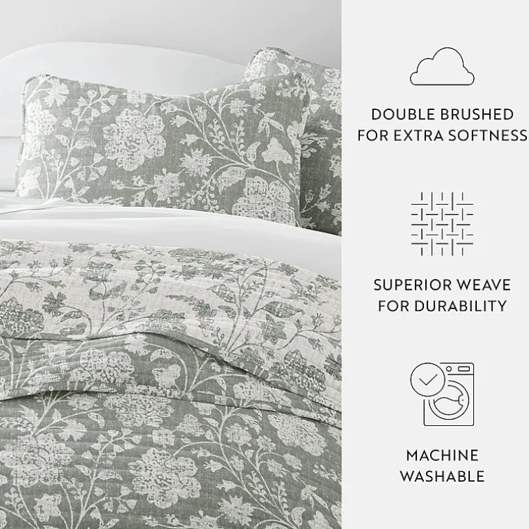 Casual Comfort Reversible Quilt Set