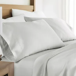 Casual Comfort Sateen Weave Rayon From Bamboo Temperature Regulating Pillowcase