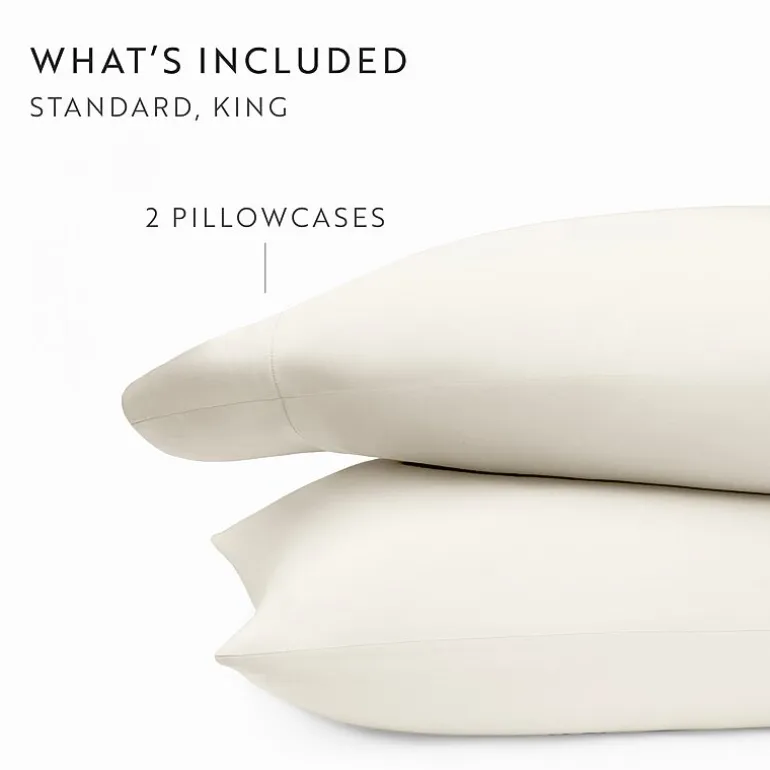 Casual Comfort Sateen Weave Rayon From Bamboo Temperature Regulating Pillowcase