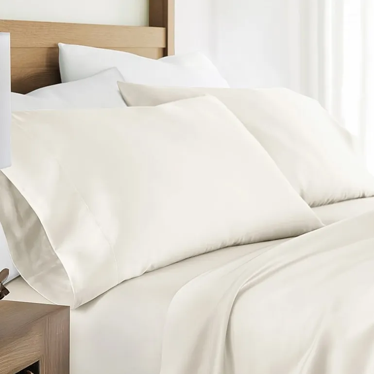 Casual Comfort Sateen Weave Rayon From Bamboo Temperature Regulating Pillowcase