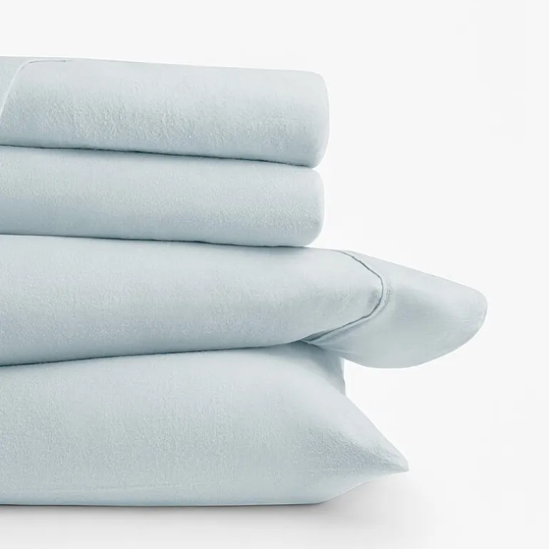 Casual Comfort Solid and Print Flannel Sheet Set