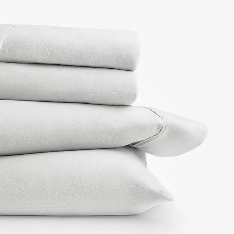 Casual Comfort Solid and Print Flannel Sheet Set