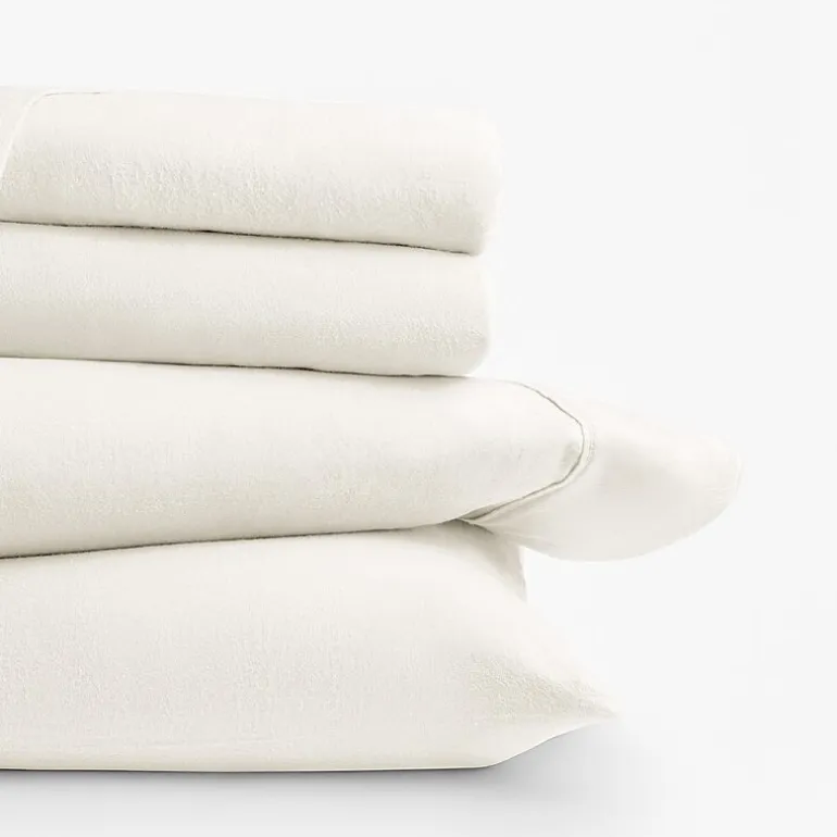 Casual Comfort Solid and Print Flannel Sheet Set