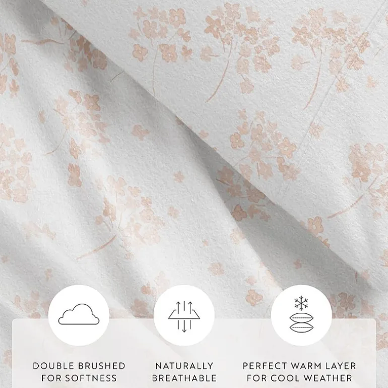 Casual Comfort Solid and Print Flannel Sheet Set