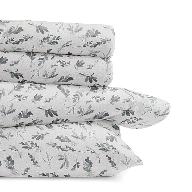 Casual Comfort Solid and Print Flannel Sheet Set