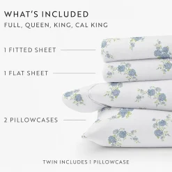 Casual Comfort Solid and Print Flannel Sheet Set