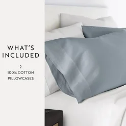 Casual Comfort Solid Cotton 300tc Pillowcase