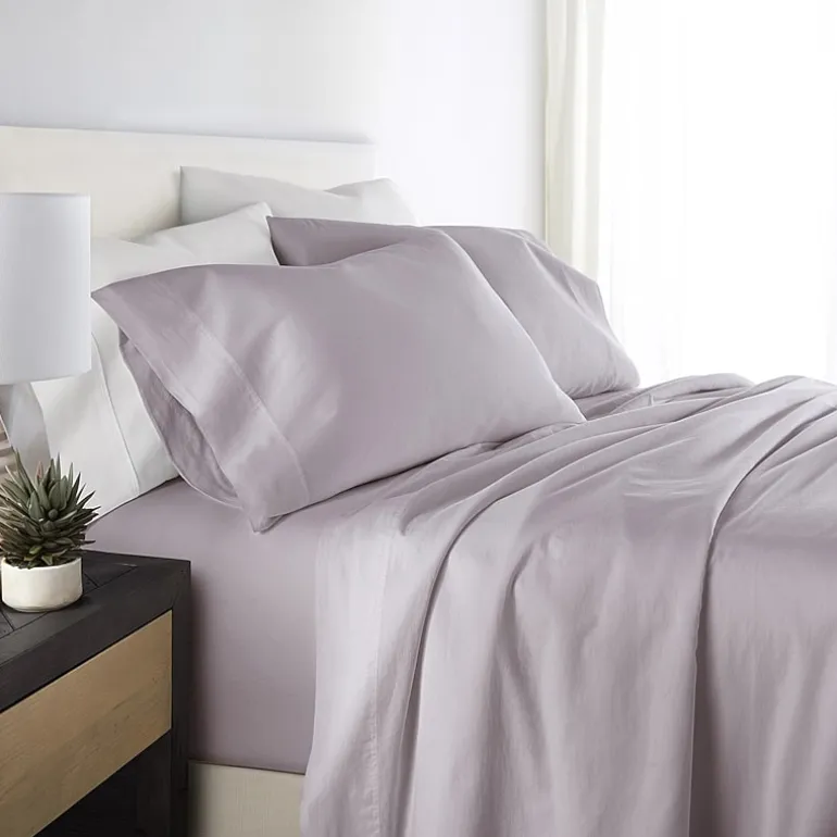 Casual Comfort Solid Cotton 300tc Sheet Set
