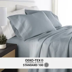 Casual Comfort Solid Cotton 300tc Sheet Set