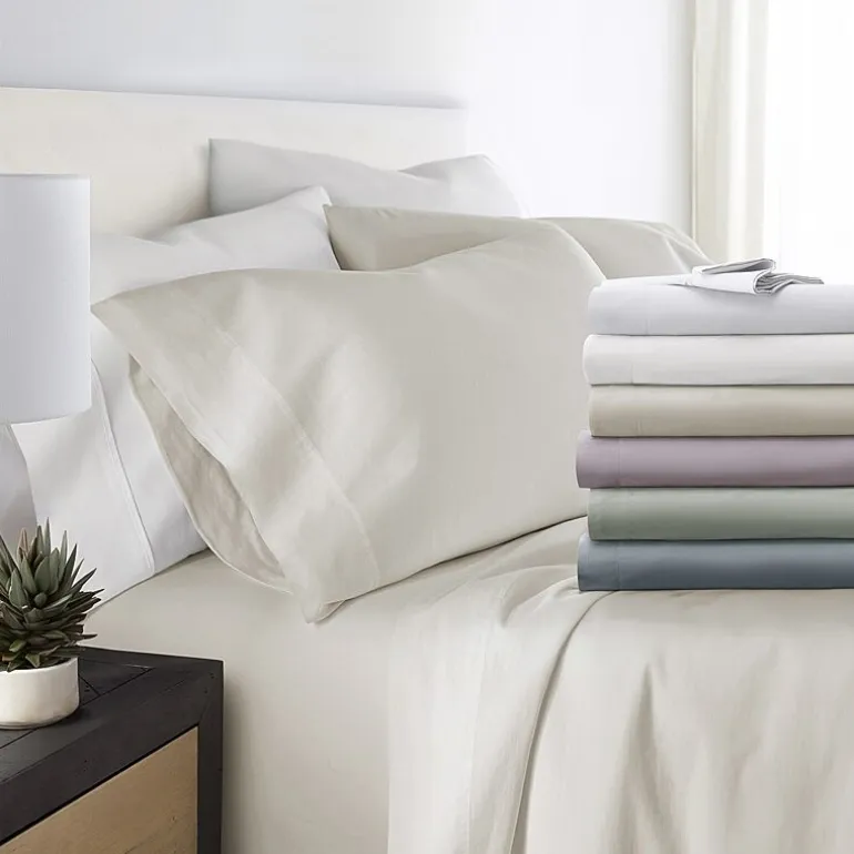 Casual Comfort Solid Cotton 300tc Sheet Set