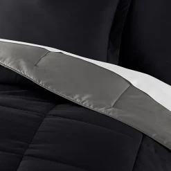 Casual Comfort Solid Reversible Lightweight Down Alternative Comforter Set