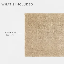 Casual Comfort Solid Reversible Bath Rug