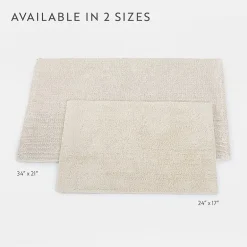 Casual Comfort Solid Reversible Bath Rug