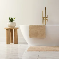 Casual Comfort Solid Reversible Bath Rug