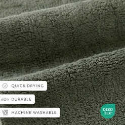 Casual Comfort Solid Reversible Bath Rug