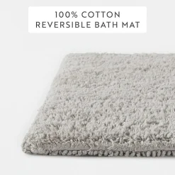 Casual Comfort Solid Reversible Bath Rug