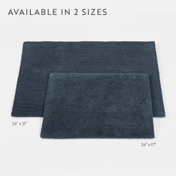 Casual Comfort Solid Reversible Bath Rug