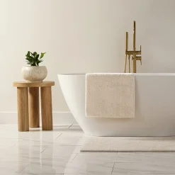 Casual Comfort Solid Reversible Bath Rug