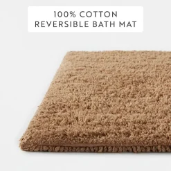 Casual Comfort Solid Reversible Bath Rug
