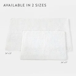 Casual Comfort Solid Reversible Bath Rug