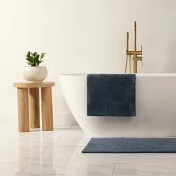 Casual Comfort Solid Reversible Bath Rug