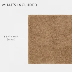 Casual Comfort Solid Reversible Bath Rug