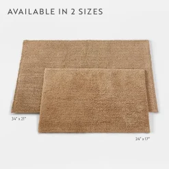 Casual Comfort Solid Reversible Bath Rug